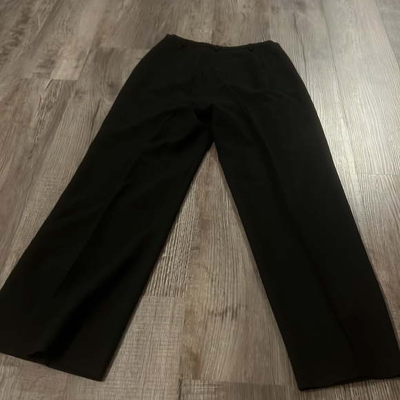 Brooks Brothers Black Pants slacks side zipper Wool Vintage Women's Size 10 - Picture 7 of 8